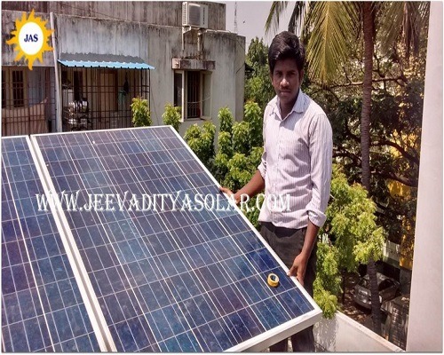 Solar system for home in K.K. Nagar