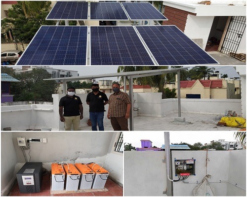 Solar panel for home in Kilpauk