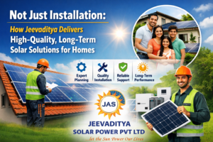 How Jeevaditya Delivers High-Quality, Long-Term Solar Solutions for Homes